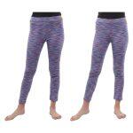 Voilet/Blue Printed Leggings Pant For Women
