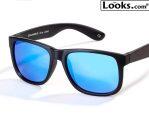 Wayfarer Brand Designer Justin(4165) Sky Blue Mercury  Diamond Hard Sunglasses For Men