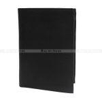 Wenz Black Bi-Fold Wallet For Men