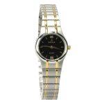 WESTAR 6539Cbn103 Silver/Golden Steel Strap Analog Watch For Women - Black