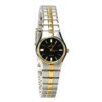 WESTAR 6682Cbn103 Silver/Golden Steel Strap Analog Watch For Women - Black