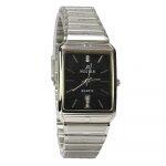 WESTAR E7030Stn103 Black Dial Analog Watch For Men – Silver