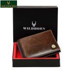 WildHorn Nepal RFID Protected 100 % Genuine Leather Wallet for Men(WH 2052 crunch brown)