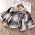 Winter Coat with Furry Inner for Baby Girls