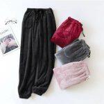 Winter Fur Joggers Fur Trouser for women