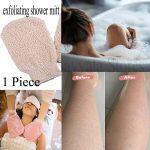 Scrub Gloves – Washable Exfoliating Shower Mitts For Face and Body For Men and Women
