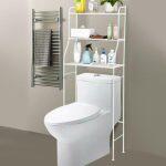 2/3 Tier Toilet Rack Organizer Storage Washing Machine Bathroom Shelf Behind Commode