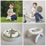 2 in 1 Go Potty Sit Outdoor Travel Potty Chairs Foldable and Toilet Seat Trainer Ring, Baby Toilet Seat