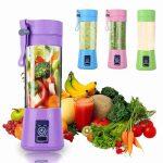 4 Blades Usb Rechargeable Portable Electric Fruit Juicer Smoothie Blender(color may vary) No Ratings