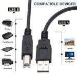 3M High Speed USB Printer Cable USB 2.0 Type A Male to Type B Male Cable Cord
