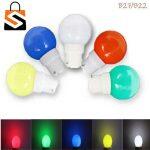 0.5W/1W Colored LED Bulb (Assorted Colors)