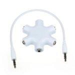 5-Port 3.5mm Jack Port With Aux Cable