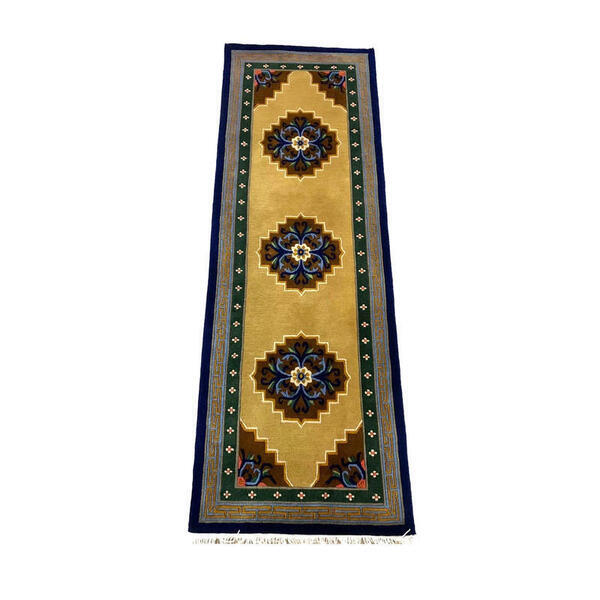 60/180 cm 100% wool handmade runner carpet knots a square inch Quality used 50 years
