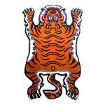 60/90 cm (40)100% wool handmade cut tiger knots a square inch Quality used 50 years price