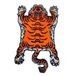 60/90 cm (43)100% wool handmade cut tiger knots a square inch Quality used 50 years price