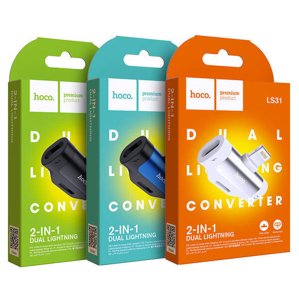 Adapter Dual Lightning “Ls31” Audio Converter