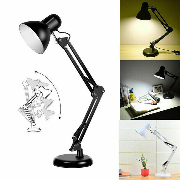 Adjustable, Flexible Metal Electric tableLamp