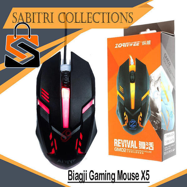 Aitnt Biagji Gaming Mouse X5 With RGB lighting