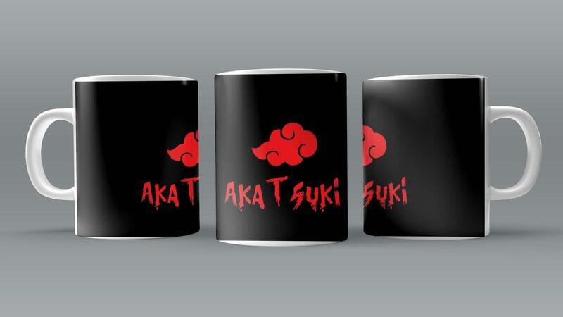 Akatsuki Naruto Shippuden Anime Printed Cup For Tea Coffee Gift & Decoration