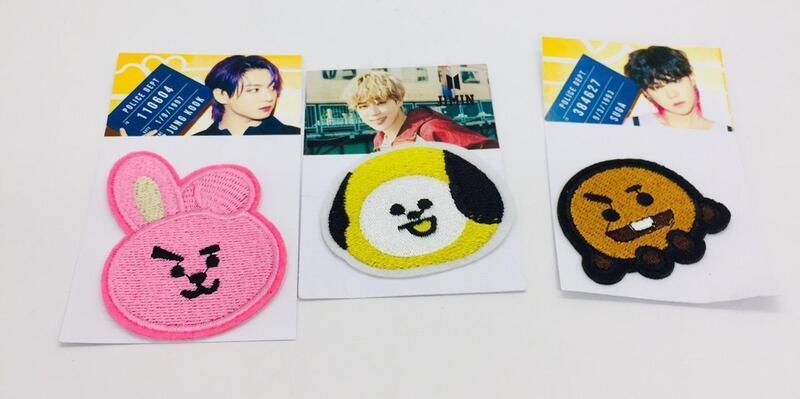 ANX BTS Embroidery DIY Patches For Clothing/Shoes/Bags
