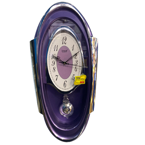 Attractive New Model With Hourley Notice Musicals With Designers Roating Big Sound Music Wall Clock-1627