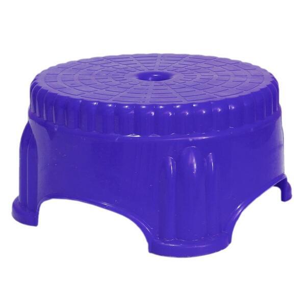 Bagmati Blue Plastic Round Mini Stool - DX 212