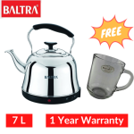 Baltra Solid Electric Whistling Kettle 7 Ltr BC128