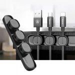 Baseus Peas Cable Clip -Black ACWDJ-01
