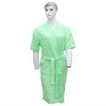 Bath Robe in Stretchable Micro Lykara Cotton Material (Large)