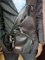 Best For Bike eskuter Rider One Side Chest Bag With USB Charging Port for Men
