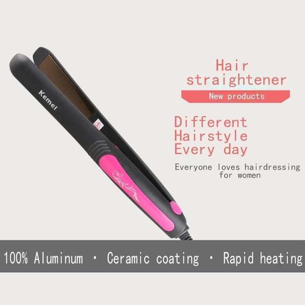 Best Kemei KM 328 Professional Electric Wet / Dry Ceramic Hair Straightener 40W (Multicolor) kemei hair straighter