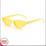 Best Quality Oval Yellow Cat Eye Sunglasses For Women