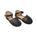 PU Leather Net Shoes For Baby Girl