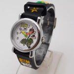 Rubber Strap Round Dial Watch For Boys Kids