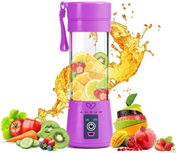 Blades Mini Portable Electric Fruit Juicer Blender Mixer Grinder Usb Rechargeable Smoothie Maker Machine Sports Bottle Juicing Cup