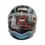 Chrome Full Face Double Visor Helmet