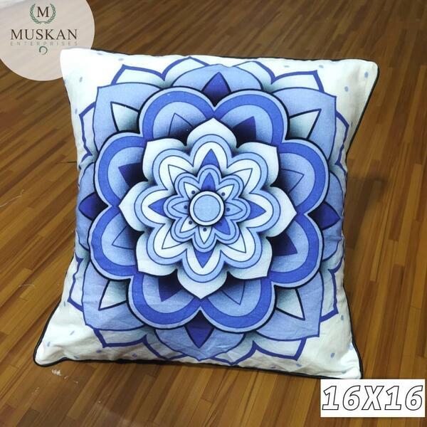 Flower Printed Cushion Cover