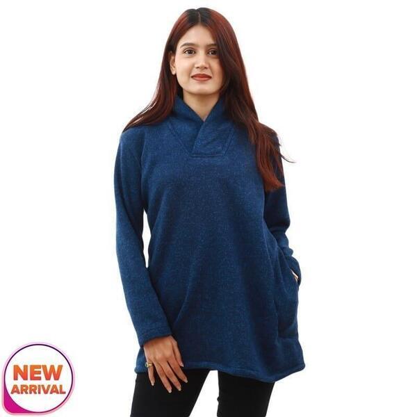 High Neck Full Sleeve Top For Women