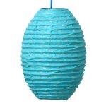 Self Flower Design Lokta Paper Flower Printed Handmade Lamp Size 10*18 Inch