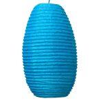 Self Flower Flower Design Lokta Paper Handmade Hanging Lamp Size 11*25 Inch