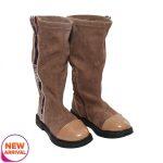 Leather Full Boot For Girl