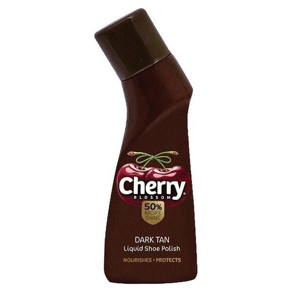 Cherry Blossom Dark Tan Liquid Shoe Polish