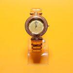 Circle Dial With Full Stainless Steel Body Watch For Women