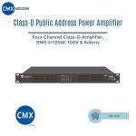 CMX Audio DA-4120 Four Channel 4×120W Class-D Power Amplifier