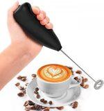 Coffee Beater Frother Whisker – Milk Egg Beater – Foam Whisk Mixer Blender Stirrer – Mini Handheld – Battery Operated