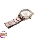 Copper Stainless Steel Round Watch For Women