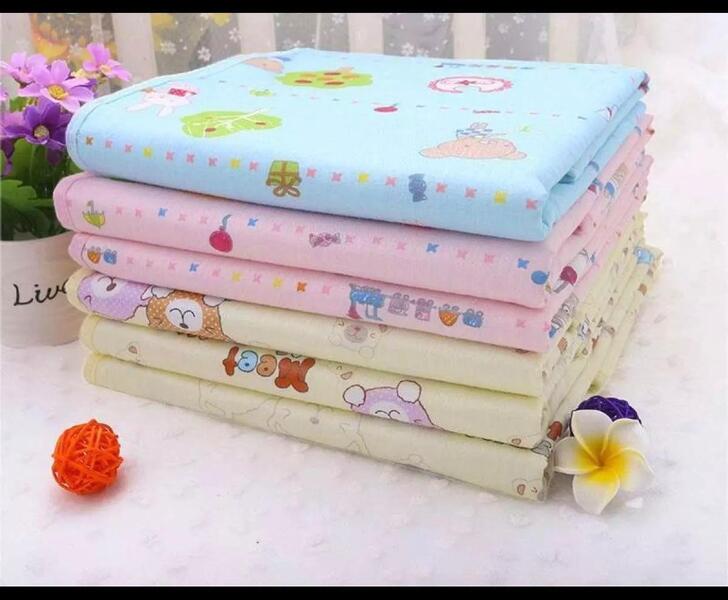 Cotton Waterproof Baby Bedding Changing Pads Portable Urine Mat (Assorted Color)