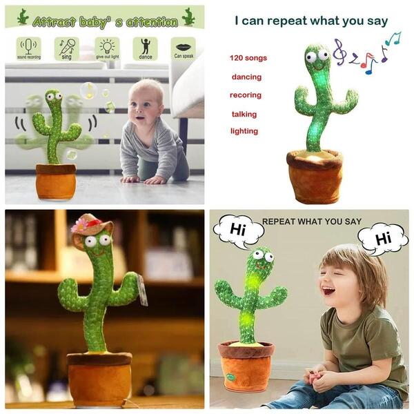 Cozykids - Multifunction Dancing Cactus Kids Fun toy