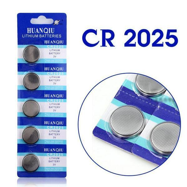 CR2025 3V Lithium Coin Cell Battery