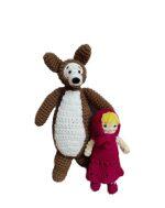 Crochet Masha and Bear Doll For Kids